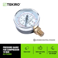 TEKIRO PRESSURE GAUGE FOR COMPRESSOR 10 BAR / PRESSURE GAUGE  / TOOLS / ALAT PERKAKAS