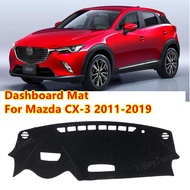for Mazda CX-3 CX3 CX 3 2015 2016-2019 Anti-Slip Mat Sunshade Dashmat Protect Carpet Dashboard Cover Pad Accessories