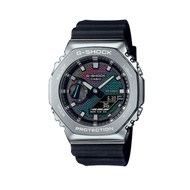 JAM LELAKI PEREMPUAN ANALOG-DIGITAL AUTO LIGHT TMJ GM-2100 STAINLESS STEEL BEZEL GM-2100RW-1A BRICK 