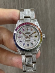 🤴🏻👑 Rolex 勞力士 OP31 177200 後加鑽石 單錶  彩虹鑽石腕錶