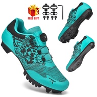2023 Large Size Cycling Shoes Men Breathable MTB Cleat Shoes Self-Locking Racing Road Bike SPD Shoes Ultralight Bicycle Sneakers
