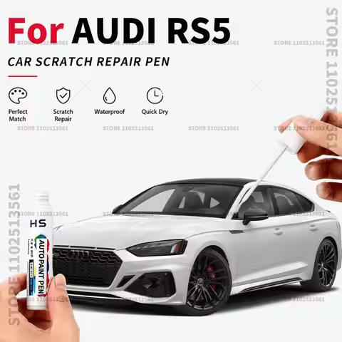 Touch Up Paint Pen – Restore Car Paint & Remove Scratches For AUDI RS5 Arkona White Mythos Black Day