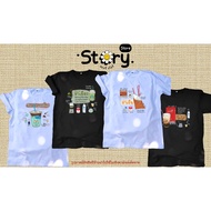 T-Shirt Menu Design Tea-Milk