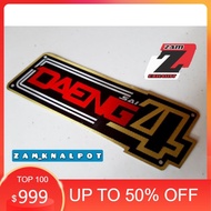 DAENG 4 Brand Racing Exhaust Emblem