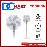 Quạt đứng Toshiba F-LSA10(H)VN Màu Xám Trắng - 50W - Hàng Chính Hãng