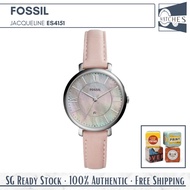 (SG LOCAL) Fossil ES4151 Jacqueline Pearl Quartz Leather Strap Women Watch