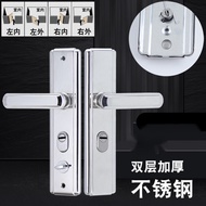 AT-🎇Shengyizhan Anti-Theft Door Lock Set Household Handle Universal Anti-Theft Door Handle Iron Door Timber Door Lock Ga