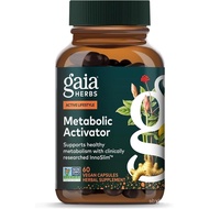 Gaia Herbs Metabolic Activator - Natural Energy Supplement for Metabolism Support - Made with Panax 