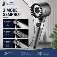 3 Function Modes Handshower Shower Head Gray Adjustable Massage Head Premium Quality