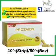 (NEW LOOK)Prozaids 480mg 60s /10s vegetable curcumin capsule