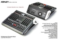 Power Mixer ASHLEY 10 Channel Audio1000 POWER MIKSER ASHLEY AUDIO 1000