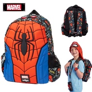 [READY STOCK] [ORIGINAL]  Smiggle Spider-Man Junior Character Hoodie Backpack Collection Double Decker Classic Backpack Utility Pencil Case