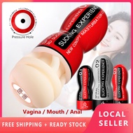 JIUAI Male Masturbator Sex Toys for Men Use Sex Tools Aeroplane Feel Real Cup Sex Toy for Boy Alat Lelaki [Free Lubricant]