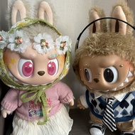 Only Baby Clothes/37CM Vinyl Labubu Couple Baby Clothes Sweater Labubu Baby Clothes Plush Doll Cloth