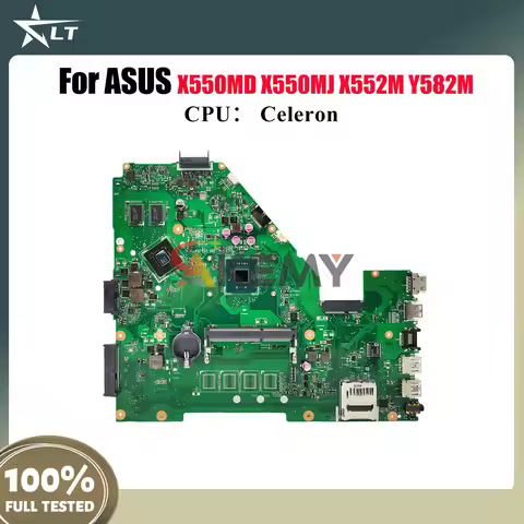 X550MJ Laptop Motherboard For ASUS VivoBook X550MD X550M X550MJ X552M Y582M Mainboard With Celeron C