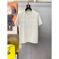 VALENTINO/VALENTINO 2026 Early Spring New Style Short-Sleeved T-Shirt Men Women Couples Autumn Casua