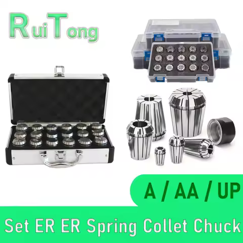 AA ER Collet Set ER11 ER16 ER20 ER25 ER32 High Precision 0.005mm 0.008mm Tools Holder Clamping UP ER