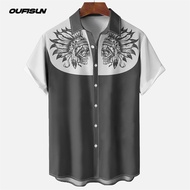 Barong Tagalog For Men Modern Men Casual Shirt Bohemian Outfit Business Office Shirt Hawaiian Shirt 