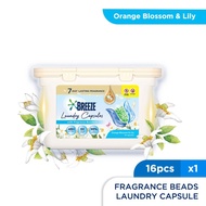 Breeze Fragrance Beads Capsule Detergent Lily 16's