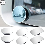 CC 2PCS HD Glass  Wide Angle Car Motorcycle Accessories 360 Degree Rotation