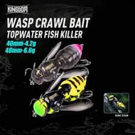Kingdom Wasp Crawl Bait Fishing Lures 40mm 48mm 4.2g 6.6g Floating Topwater Hard Bait Baitsfishing L