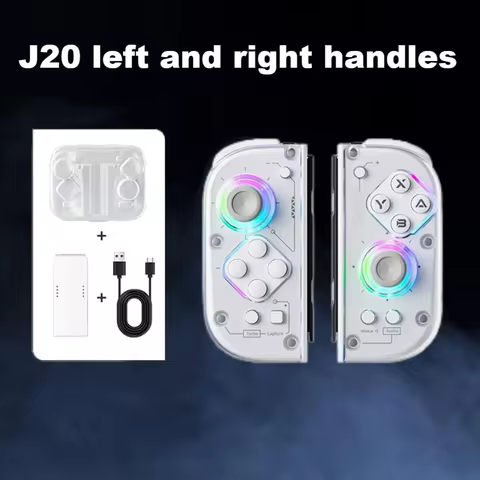 J20 Knight Left and Right Controller Joycon for Switch 2/1 Controller IOS Wireless Bluetooth Sensory