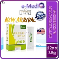 【Free shipping】ECOLITE YOGHURT PHYTO - Fibre  Probiotic drink Detox, Digestion 16g x 12 sachets (Exp