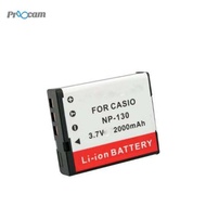 Proocam Battery for Casio Exilim EX-ZR1500 Camera (NP-130)