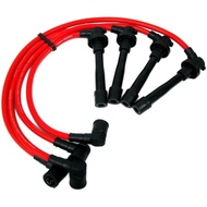 VMS RACING 92-00 10.2mm High Performance Engine SPARK PLUG WIRES Wire Set in RED Compatible with Hon