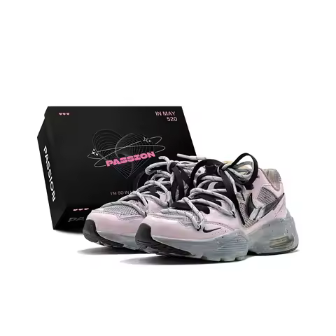 Nike Air Max Fusion Abrasion Resistant Low top Running Shoes Women's Black Pink CJ1671-100(TeamS2-S-