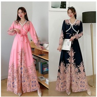 1048 Women's Dress Korean Style Long Dress for Women Imported Long Dress