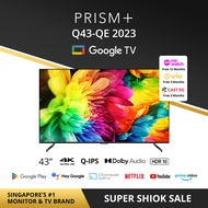 PRISM+ Q43 Quantum Edition [2023 Edition] | 4K Google TV | 43 inch | Quantum Colors | Inbuilt Chromecast | HDR10