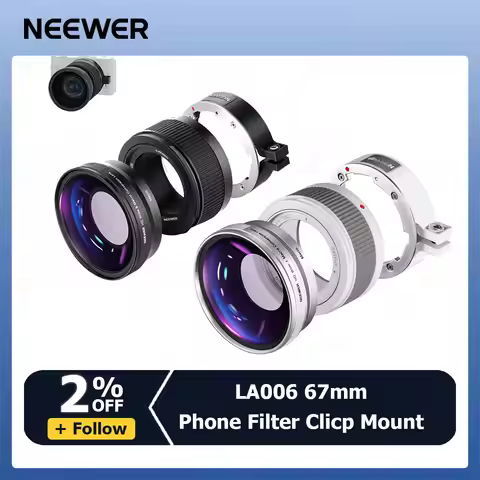 NEEWER 2 in 1 18mm Wide Angle Lens & 10x Macro Additional Lens for Sony ZV-1 ZV1 Camera Accessory