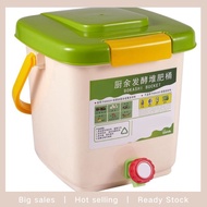 12L Compost Bin Recycle Composter Aerated Compost Bin PP Organic Homemade Trash Can Bucket Kitchen Garden Food Waste Bins