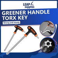 Greener Handle Torx Key | T-Handle Torx Star-Shaped Wrench