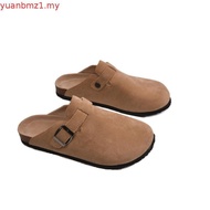 Women's Sandals. Classic Women's Suede Clog Sandals. Modern Women's Boston Suede Leather Sandals