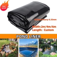 Kolam Ikan Kolam Canvas Ikan HDPE Fish Pond Liner HDPE Thick Pelapik for Garden Pools kolam canvas i