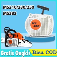 【Dikirim dlm 24jam】 MS382 Recoil Starter Assy Tarikan Gergaji Kap Engkol Mesin Chainsaw Stihl Potong Kayu MS382 MS210