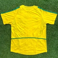 RETRO VINTAGE BRAZIL HOME WORLD CUP 2002 BEST QUALITY FOOTBALL JERSEY
