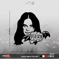 Cutting Sticker Ozzy Osbourne Silhouette | Ozzy Osbourne Silhouette Cutting Sticker | Black Sabbath