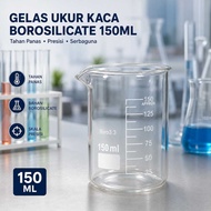 Heat Resistant Borosilicate Glass Measuring Cup for Kitchen Lab Chemicals - GG-17