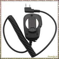 [S D K G] 2 Pin Mini PTT Speaker MIC Walkie Talkie Accessories For  UV5R 888S For Kenwood For TYT Tw
