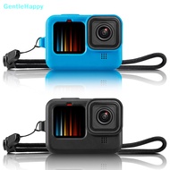 GentleHappy For Gopro Hero 9 10 11 12 Black Accessories Case Protective Soft Standard Housing Rubber