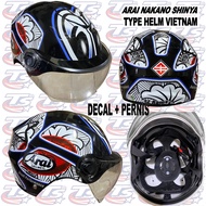 Arai motif helmet, copy Arai motif helmet, nakano shinya motif