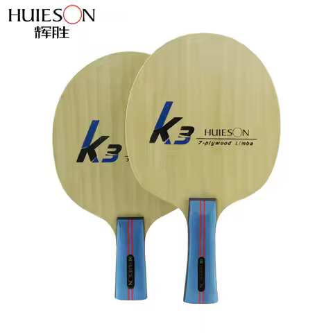 Huieson 7 Ply Pure Wood Table Tennis Blade 2 Ply Limba 5 Ply Ayous Wood Powerful Ping Pong Blade for