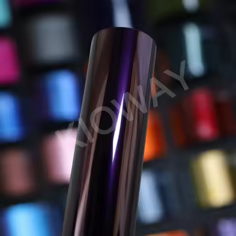Highest quality gloss PET metal midnight purple vinyl wrap film Vinyl wrap Vehicle wrap Car Wrap bub