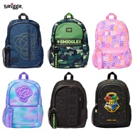 ⭐⭐Australia smiggle Schoolbag Letter Simple Student Children Men Women Backpack Large Capacity Lightweight Backpack