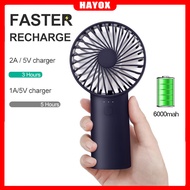Mini Fan USB Portable Rechargeble 6000mAh Handheld Fan for Outdoor Mini Handheld Fan With Light