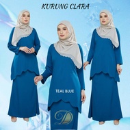 KURUNG CLARA BY DANISHA bf menyusu wuduk friendly plus size bridesmaid labuh nude teal dusty green p