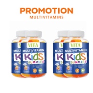 (60 เม็ด)VITEEY Multivitamins Gummies มัลติวิตามิน วิตามินแบบกัมมี่สำหรับเด็ก อาหารเสริม วิตามิน D3
